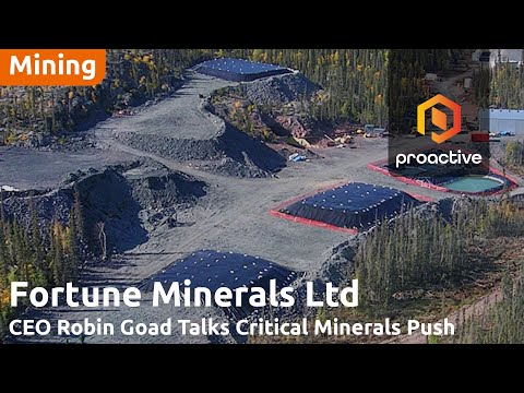 Fortune Minerals advances NICO project with Bismuth Circuit validation and Government support